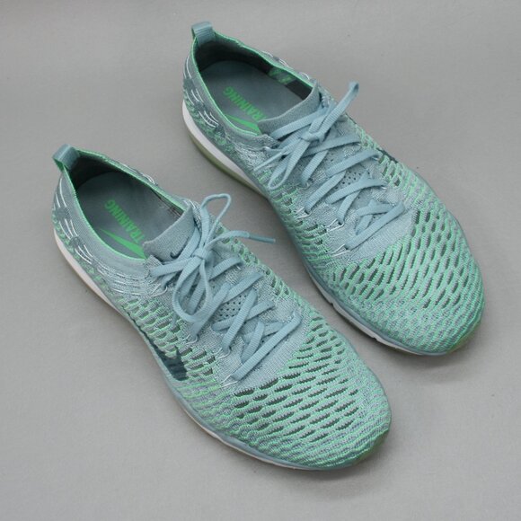 Nike Ladies 10 Fearless Flyknit Mica Blue Air Zoom Run Shoes Sneakers 850426-401 - Picture 6 of 12